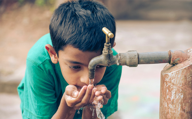 Image representing community empowerment through clean water access - Kokan Kala's WaSH Initiative