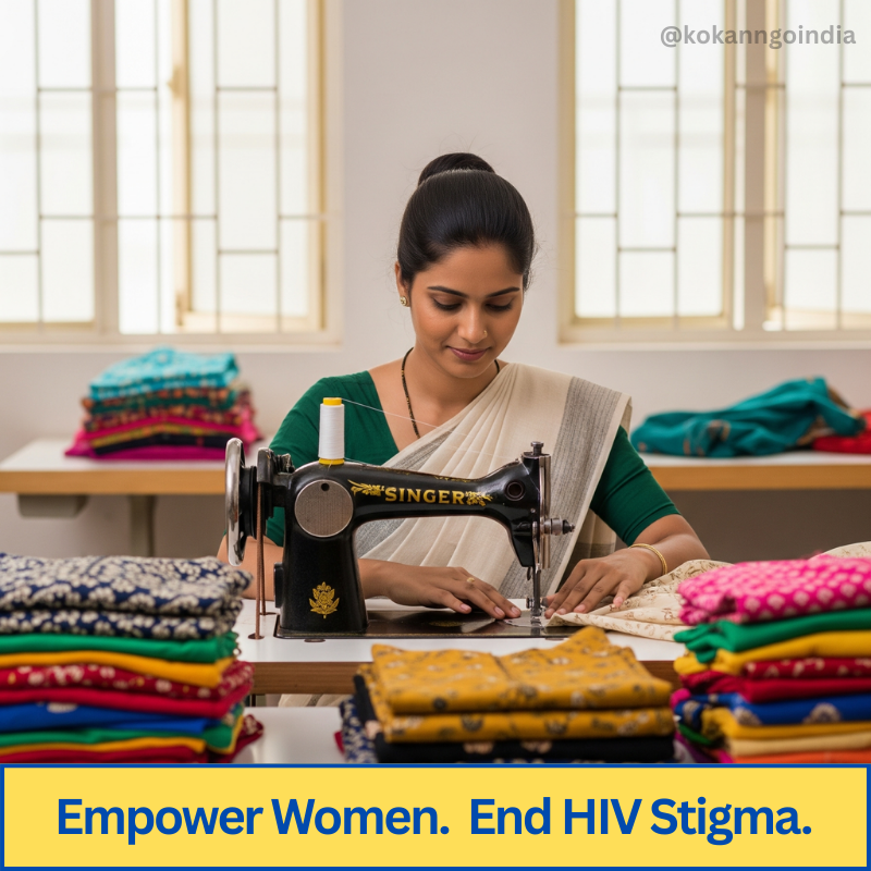 HIV support for children, HIV support for Womens, Donate for HIV programs, Kokan NGO India
