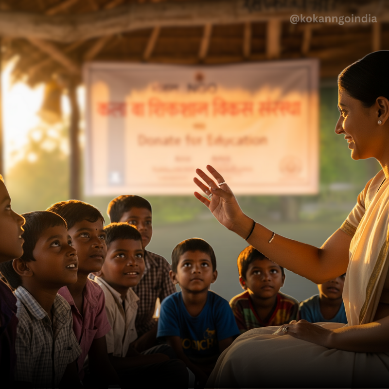 Guru Purnima, Donate for Education, Kokan NGO India