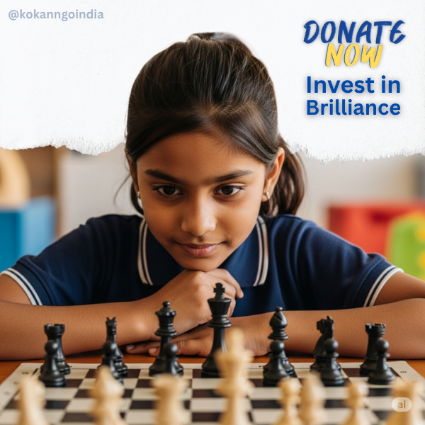 International Chess Day, Donate for Child Development, Kokan NGO India