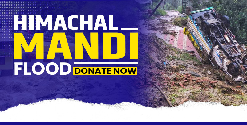 Himachal mandi flood, Mandi, Himachal , Donate for flood relief