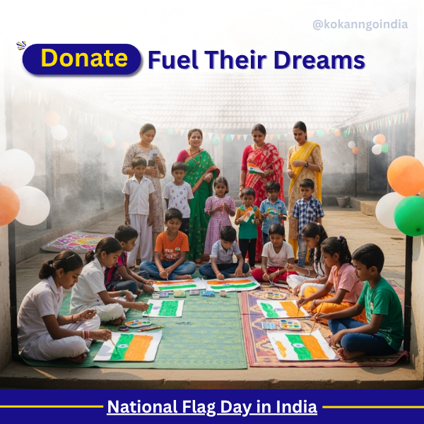National Flag Day in India, CSR Partnerships, Corporate Collaboration, Kokan NGO India
