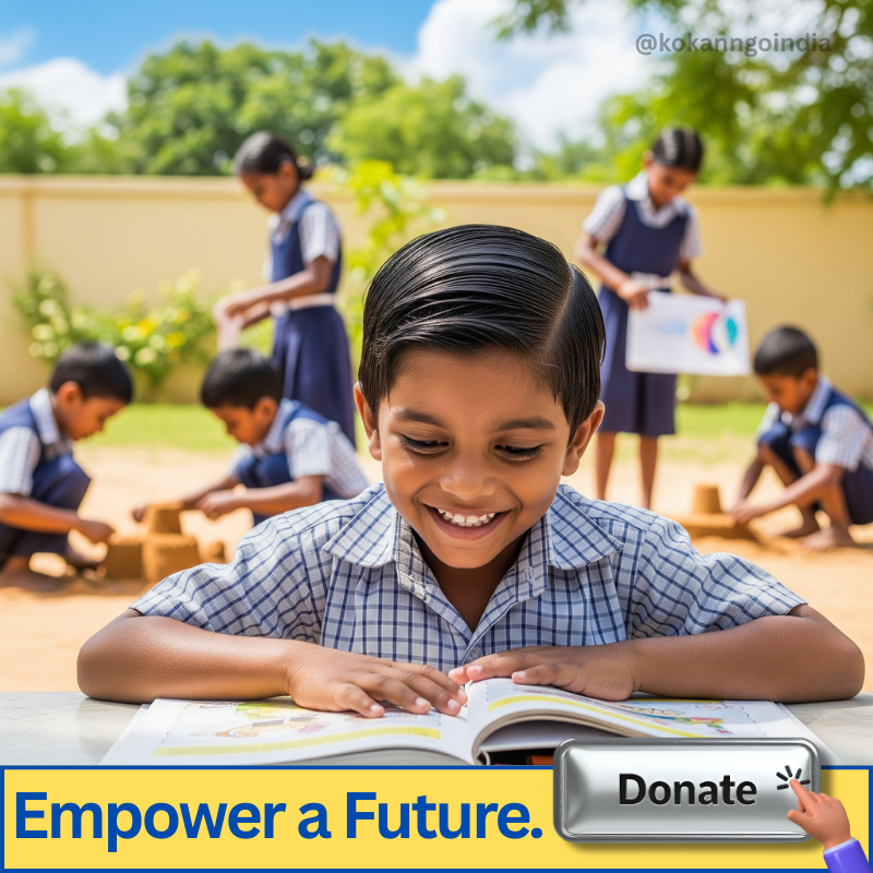 Donate to Orphanage, Donate to Poor Child Education Support, Kokan NGO India