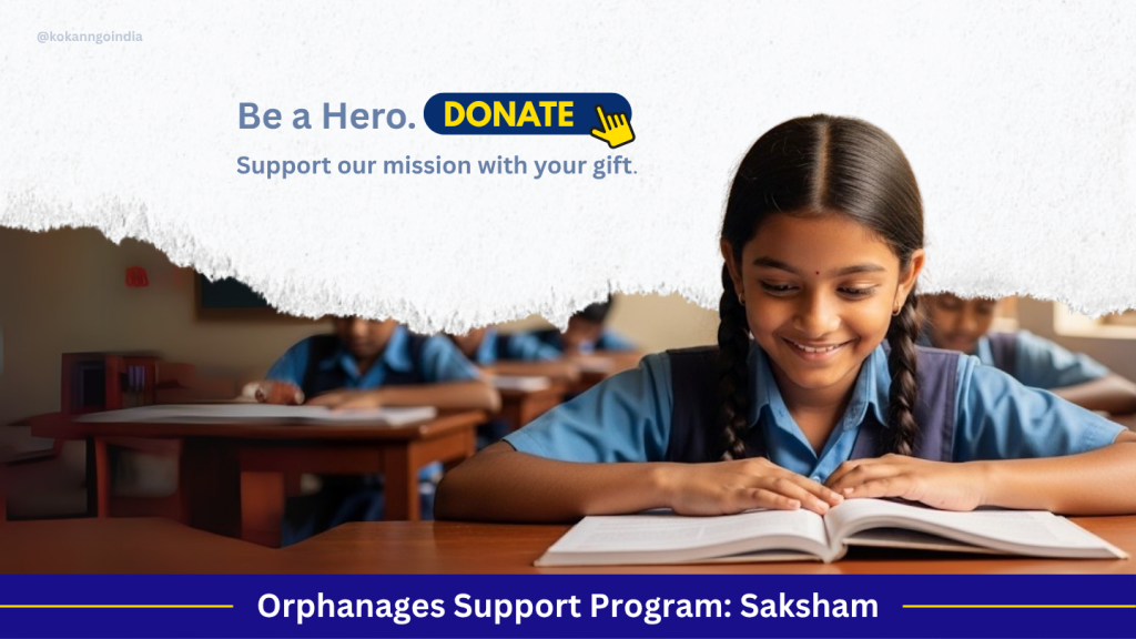 Donate to Orphanage, Donate to Poor Child, Poor Child Education Support, Kokan NGO India