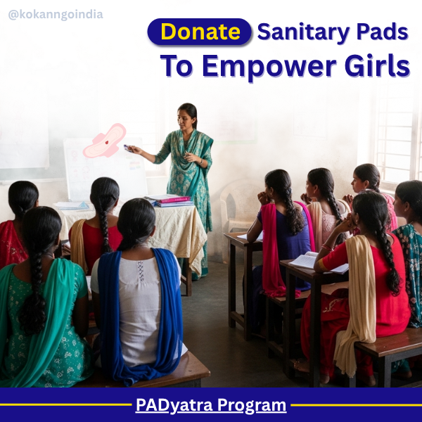Menstrual hygiene education, Women's health education, Kokan NGO India