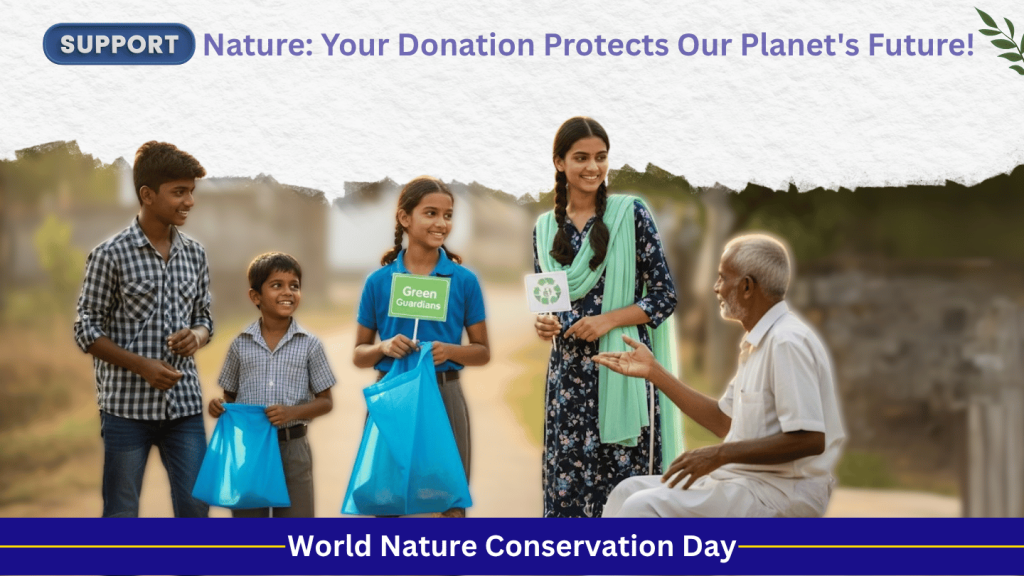 World Nature Conservation Day, Donation for Environment, Kokan NGO India