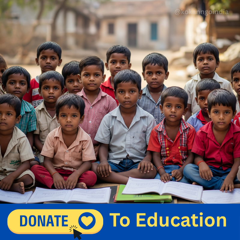 Underprivileged Children's Education, Donate For Children's Education, Underprivileged Children, Kokan NGO India