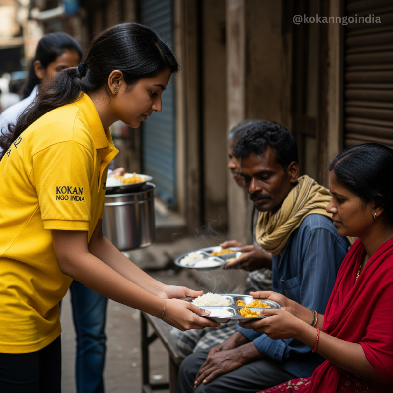 Donate to hunger, Donation for Food, Kokan NGO India