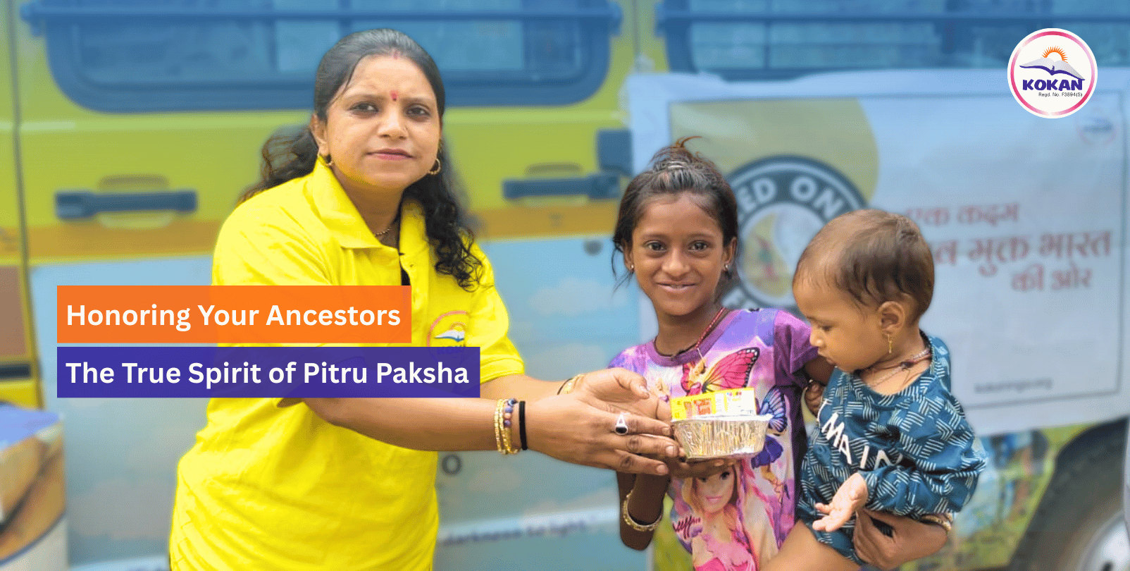 Food Donation on Pitru Paksha, Kokan NGO India