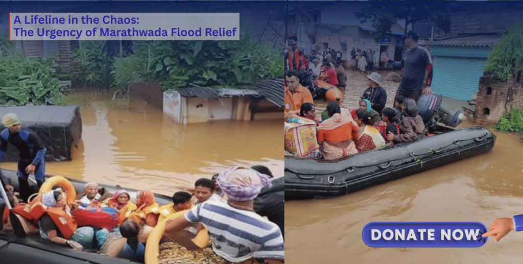 Marathwada, Marathwada flood relief, donate for Maharashtra, Heavy rainfall, support to Marathwada