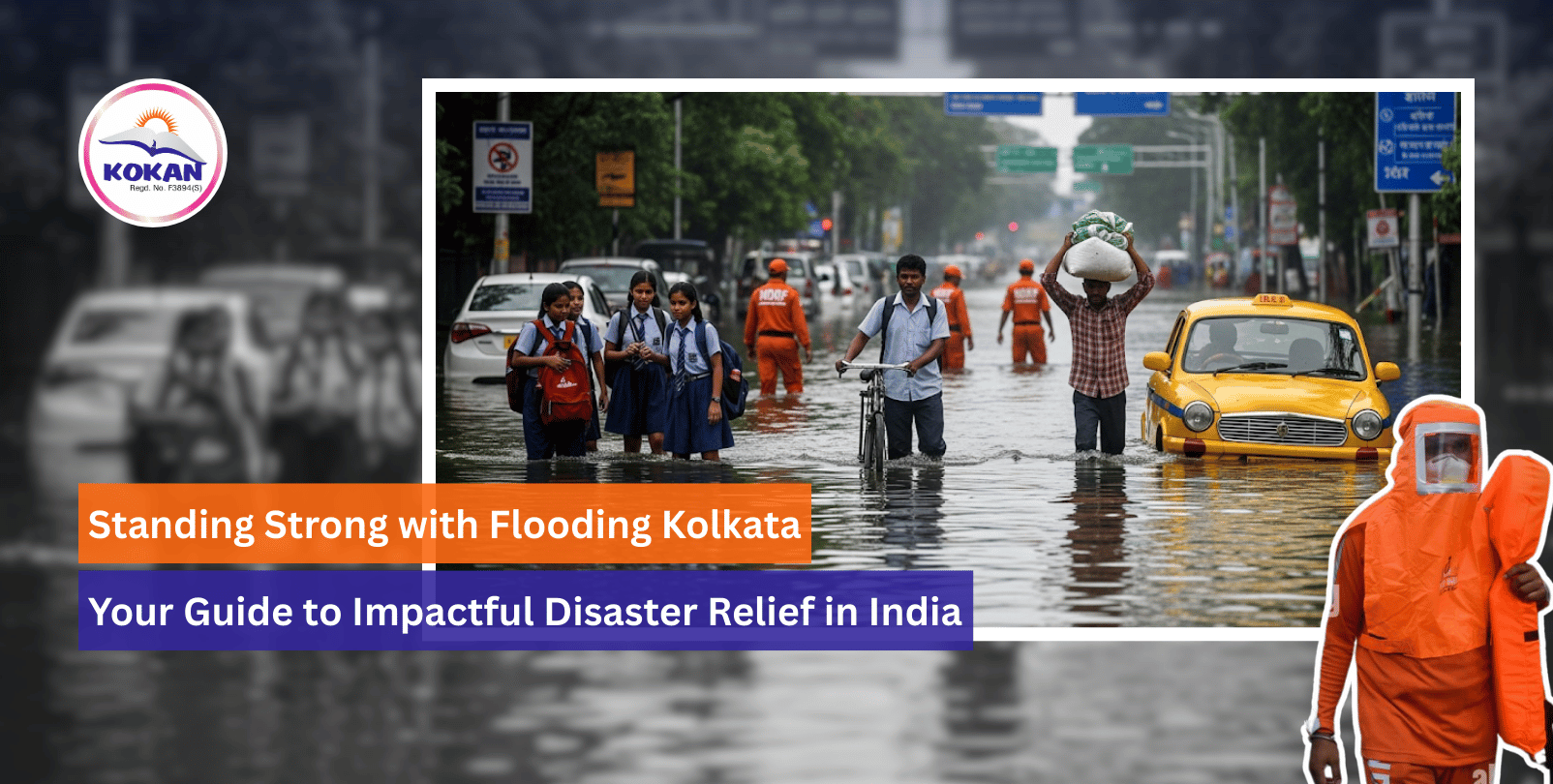 Kolkata Floods, Donate, Disaster Relief, Way to help