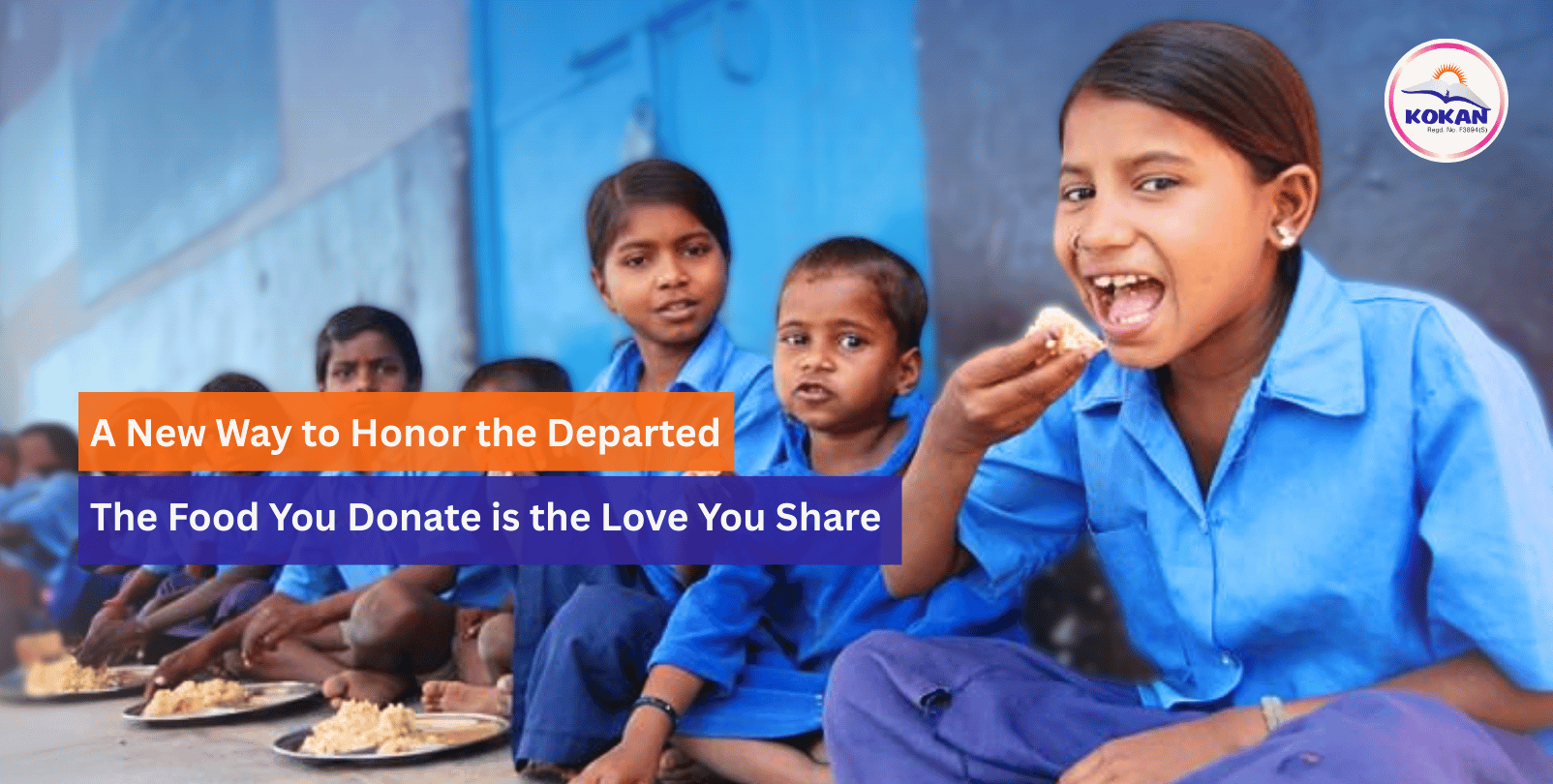 Seva for ancestors' peace, Shradh meal donation, blessing for family through anna daan