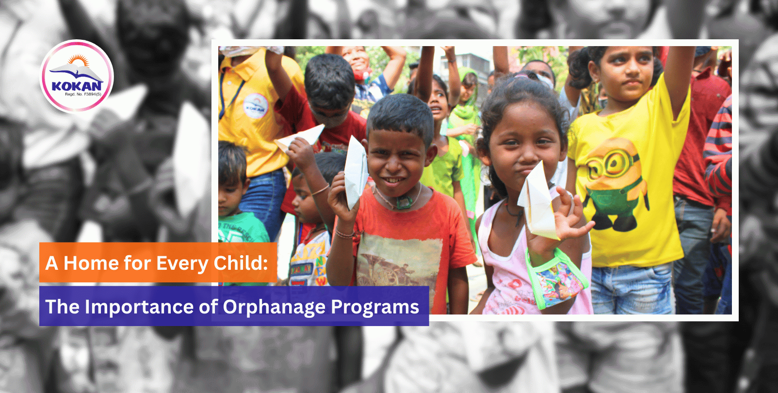 Best NGO for an Orphanage Child, Kokan NGO India