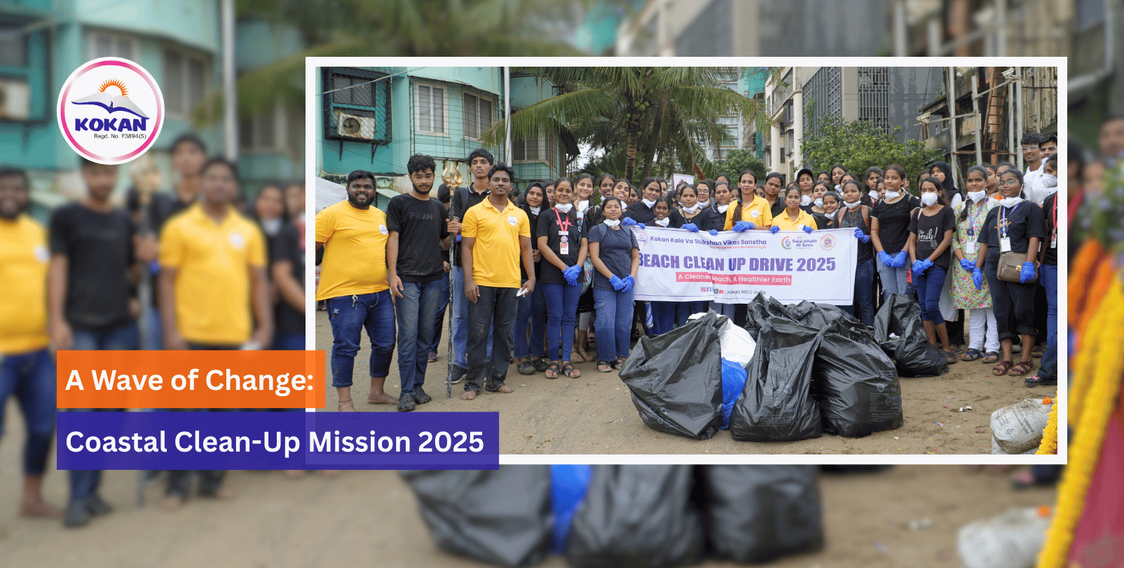 Beach Clean Up in Mumbai, Dadar Beach Clean-up 2025, Eco Initiative by Trusted NGO