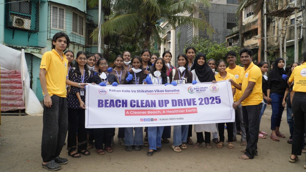 Beach Clean Up in Mumbai, Dadar Beach Clean-up 2025, Eco Initiative by Trusted NGO