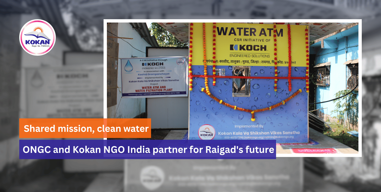 Partnership with an NGO, Donation of Water, Corporate Social Responsibility, CSR