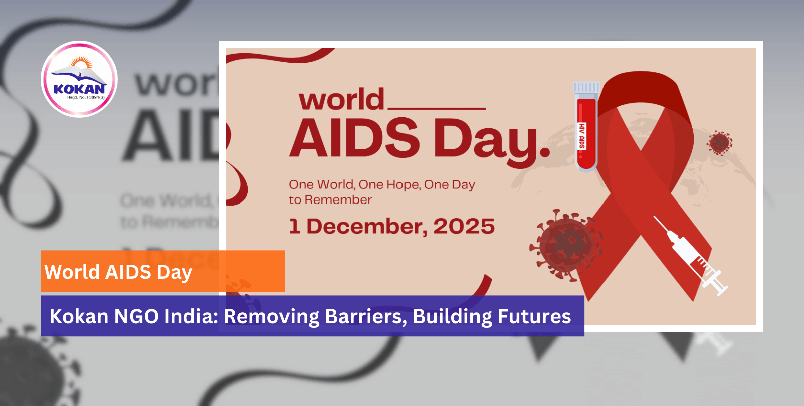 World AIDS Day, Top NGO for Healthcare, Kokan NGO India