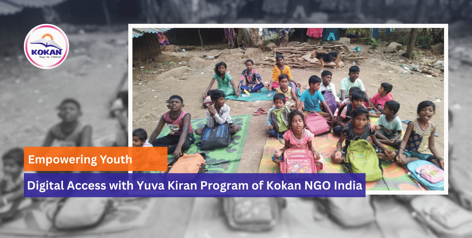 Donate For Children's Education, Rural Education, Yuva Kiran program