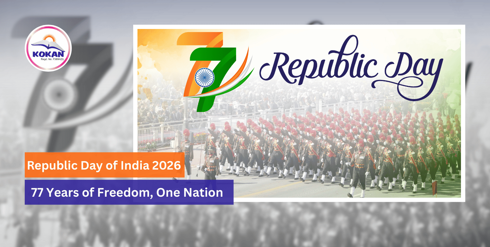 Republic Day of India 2026, 77 Years of Freedom, Kokan NGO India