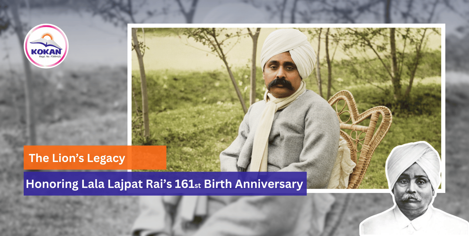 Lala Lajpat rai, Salute , Kokan ngo india