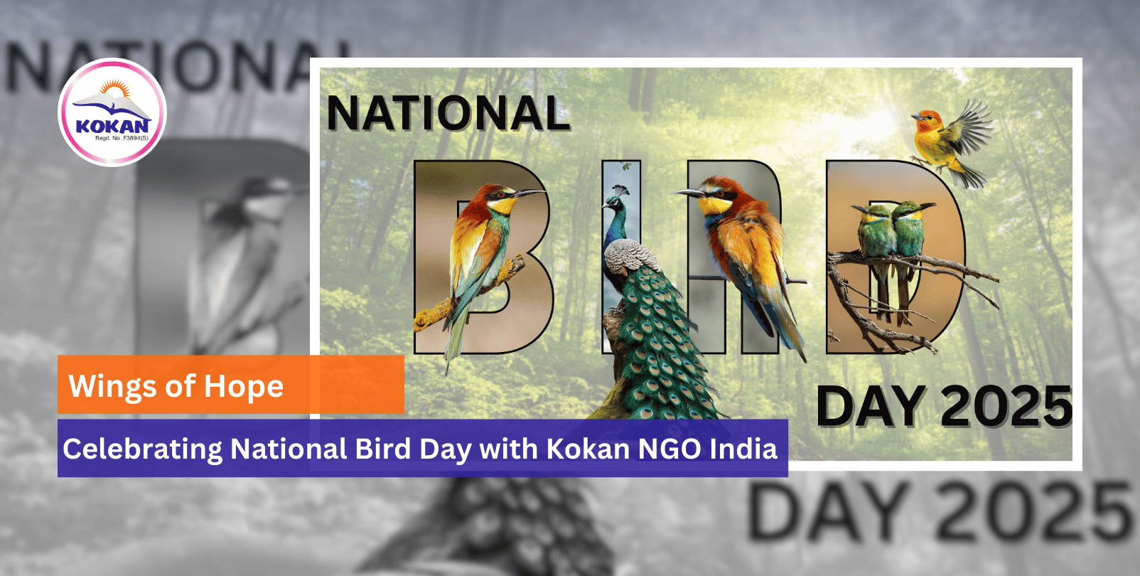 National Bird day 2025, save avian diversity, Kokan NGO India