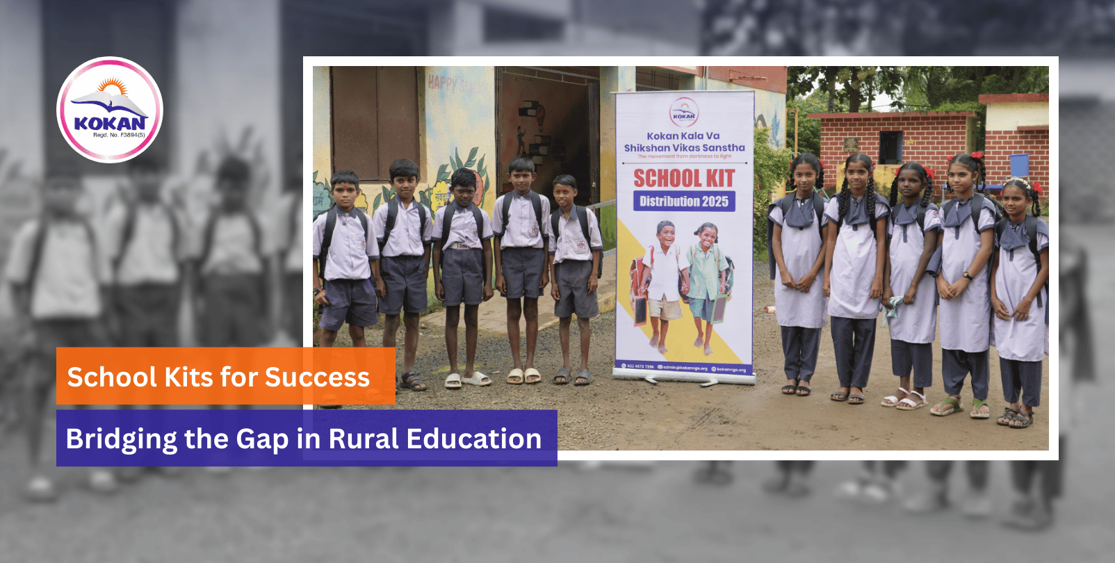 Donate to Children's Education, Kokan NGO India