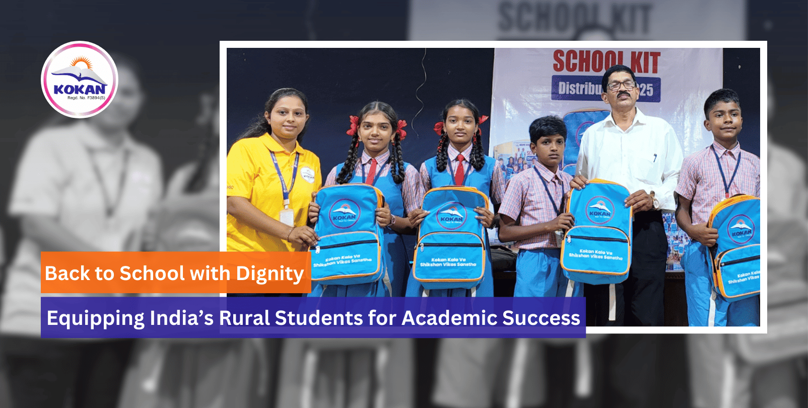 Education kit for students, Donate school kits, Back to school, charity