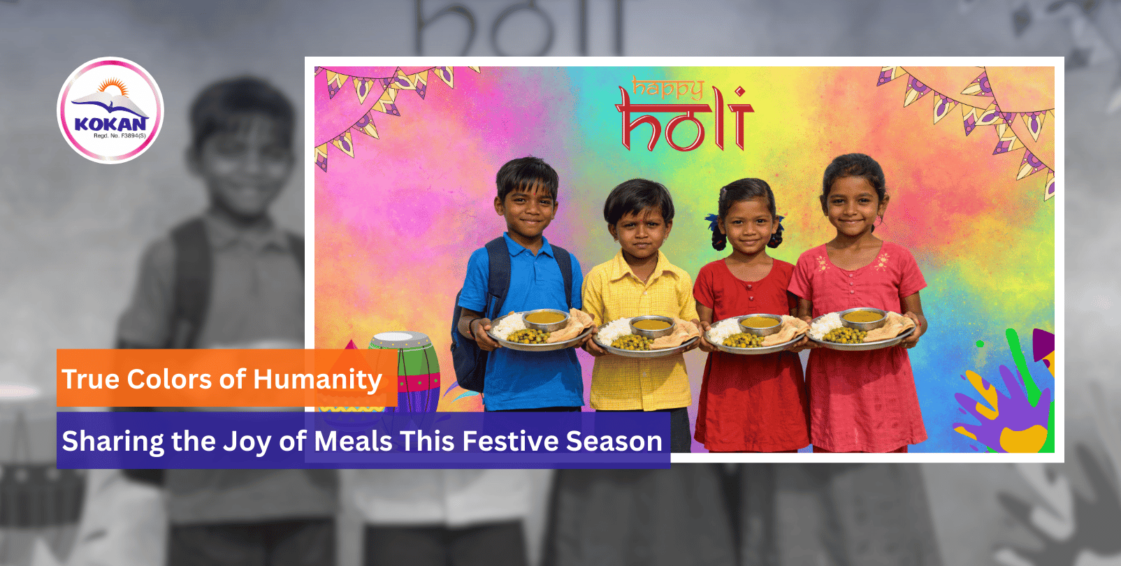 Holi 2026, Donate Food, Feed One Feed All