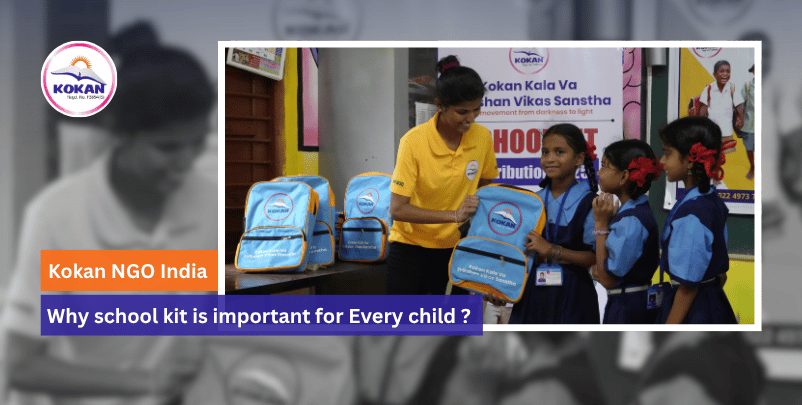 School Kit, Donate to Children's Education, Kokan NGO India