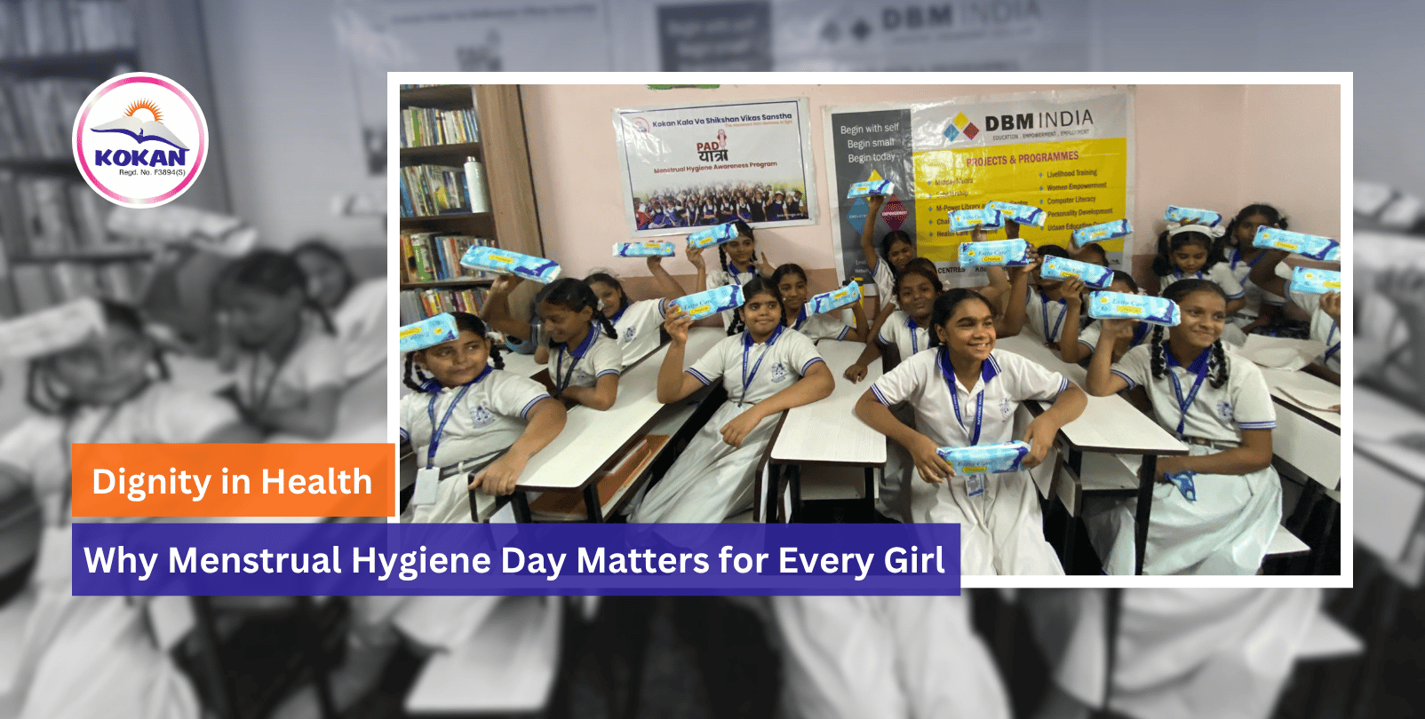 Menustral Hygiene Day, Menstrual health education, PADyatra initiative
