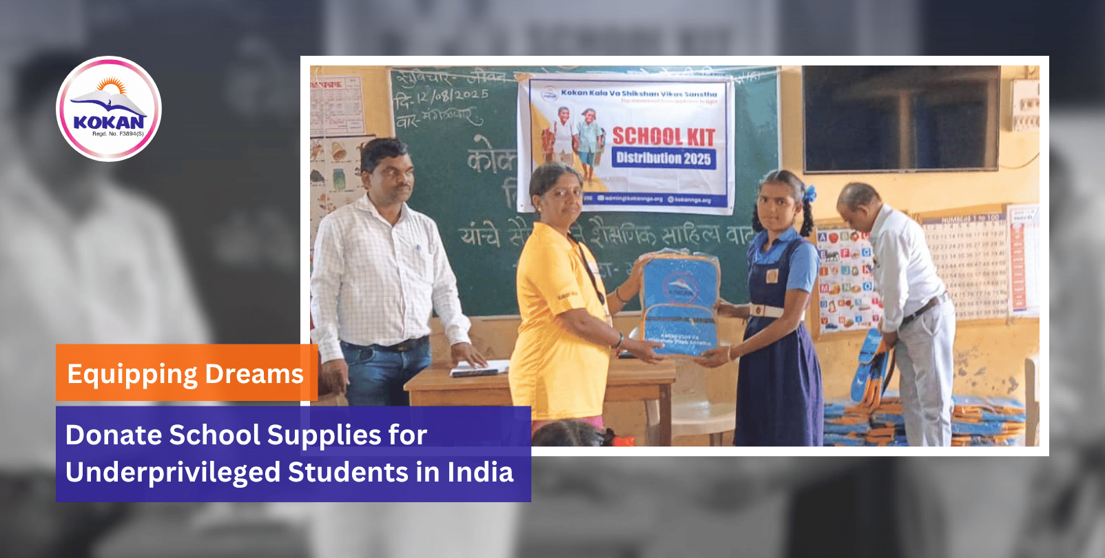Donate school supplies, Help rural students with education kits, Top NGOs for Rural Education in Hyderabad near