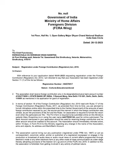 FCRA Registration