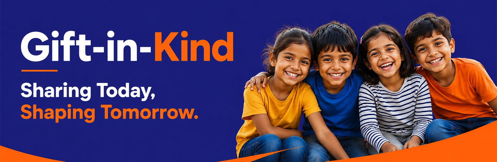 Children helping